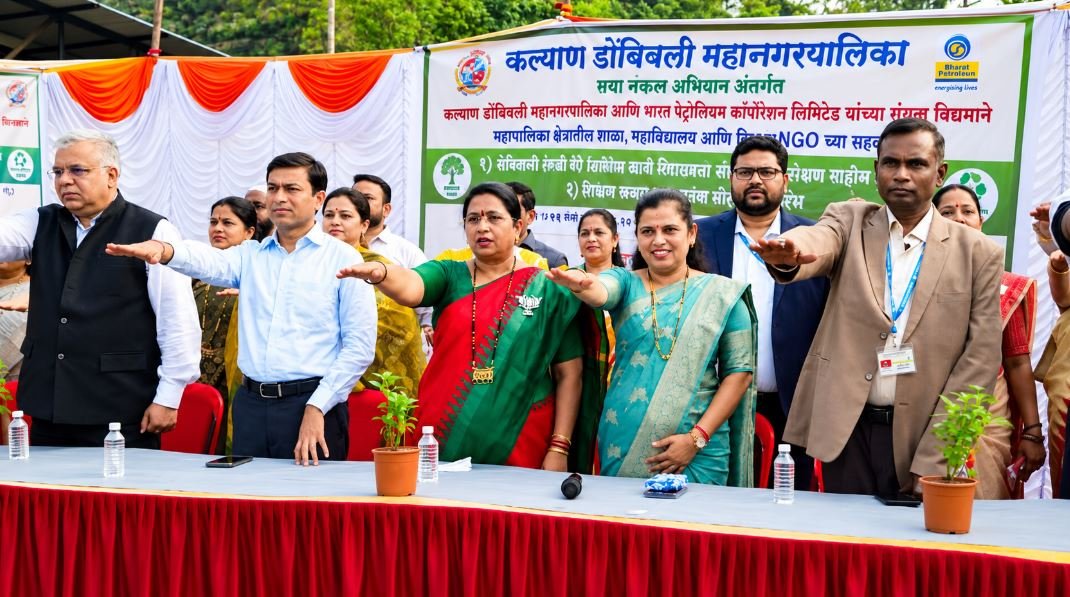 KDMC Launches Mission Green at Netivali Hill With Tree Plantation and Waste Segregation Drive